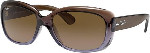 Ray-Ban RB4101 Sunglasses Bundle: RB 4101 JACKIE OHH 860/51 Jackie Ohh Brown Gradient Lila and Universal Anti-slip Silicone Leash in Saudi Arabia