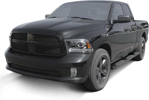 Westin 21-534315 PRO TRAXX 5 قضبان نيرف من عجلة إلى عجلة بيضاوية تناسب 2009-2018 Ram 1500 Crew Cab 5'5" سرير كابينة رباعية 6'5" سرير 2019-2024 Ram 1500 Classic Crew Cab 5'5" سرير رباعي كابينة 6'5" سرير أسود زوج in Saudi Arabia