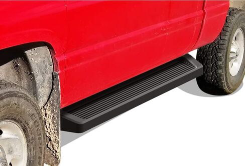 APS Running Boards 6in Black Compatible with Dodge Ram 1500 2500 3500 Club Cab 94-01 in Saudi Arabia