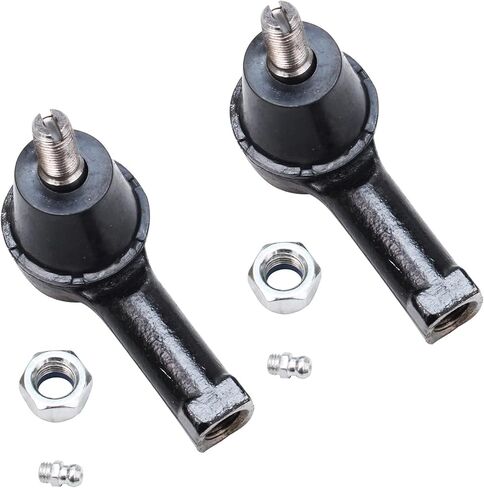 Detroit Axle - Front 6pc Tie Rods Kit for 00-05 Hyundai Accent, 4 Inner Outer Tie Rod Ends 2 Boots 2000 2001 2002 2003 2004 2005 Replacement in Saudi Arabia