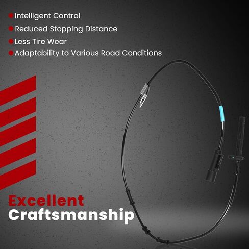 Front Right ABS Wheel Speed Sensor for:-Chevy Equinox 2010-2017 2.4L, 2010-2012 3.0L, 2013-2017 3.6L for:-GMC Terrain 2010-2017 2.4L, 2010-2012 3.0L V6, 2013-2017 3.6L Replace# 20811371 ALS1994 in Saudi Arabia