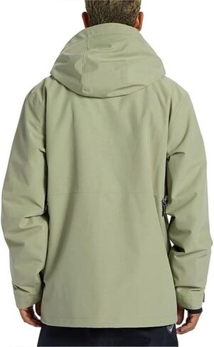 DC Shoes Men's Basis 30k Snowboard Shell Jacket - Oil Green | XX-Large in Saudi Arabia