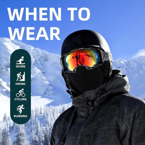 Winter Fleece Balaclava Ski Mask Windproof Thermal Full Face Cover for Men & Women Cold Weather Mask for Sports Outdoor in Saudi Arabia