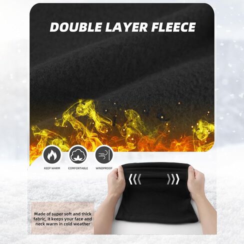 Winter Fleece Balaclava Ski Mask Windproof Thermal Full Face Cover for Men & Women Cold Weather Mask for Sports Outdoor in Saudi Arabia