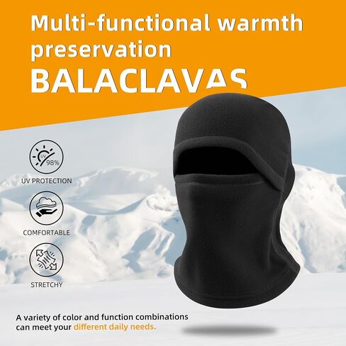 Winter Fleece Balaclava Ski Mask Windproof Thermal Full Face Cover for Men & Women Cold Weather Mask for Sports Outdoor in Saudi Arabia