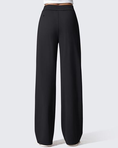 G4Free ShiftReady Women's Yoga Dress Pants with Pockets Wide Leg Work Pants High Waist Dressy Casual Trousers in Kuwait