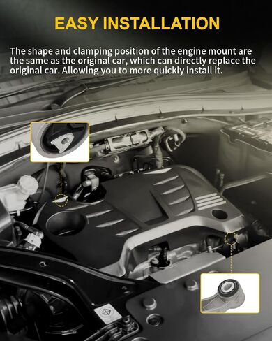 OCPTY 3PC Engine Motor Mount and Transmission Mount Set Compatible for Dodge Journey 2011-2018, 2.4L, Automatic Transmission A5686 A5687 A5754 in Saudi Arabia