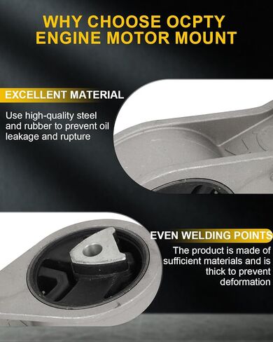 OCPTY 3PC Engine Motor Mount and Transmission Mount Set Compatible for Dodge Journey 2011-2018, 2.4L, Automatic Transmission A5686 A5687 A5754 in Saudi Arabia