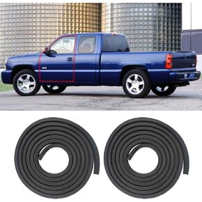 Front Door Weatherstrip Seal for 2007-2014 Chevy Silverado 1500 2500HD 3500HD,GMC Sierra 1500 2500HD 3500HD,Drive and Passenger Side Exact Match On-Body Replacement,2 Pack in Saudi Arabia