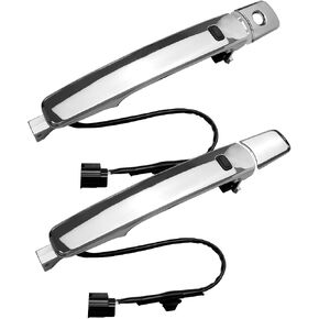 ULZOZN Front Exterior Door Handle Smart Entry Keyless Left＆Right Fit for Nissan Rogue 2010 2011 2012 2013 Replace 80640-CZ31A 80645-CA000 in Kuwait
