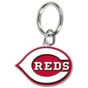 Cincinnati Reds Cloisonne Key Ring Carded in Saudi Arabia