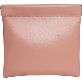 حقيبة محفظة للعملات المعدنية للنساء والرجال، محفظة تغيير متينة من جلد البولي يوريثان مع سحاب in Kuwait