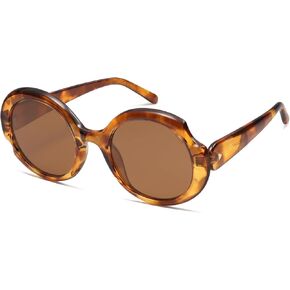 SOJOS Big Retro Oval Round Polarized Sunglasses Womens Mens Vintage Trendy Oversized Sunnies SJ2362 in Saudi Arabia