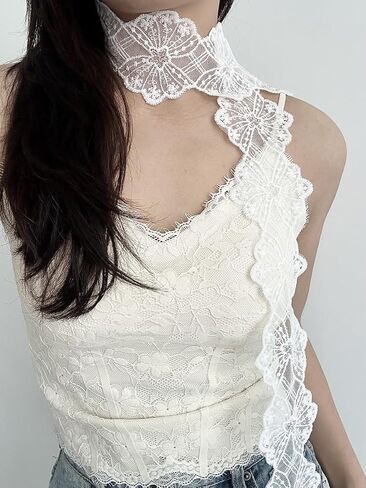 Womens Lace Knotted Waist Belt Scarf,Purse Scarf Bag Scarfs Handle Handbag Accessory in Saudi Arabia