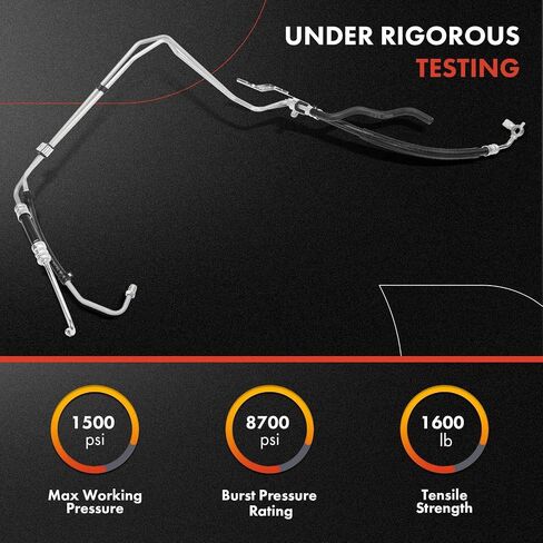 A-Premium Power Steering Hose Pressure Hose Line Assembly Compatible with Nissan Frontier 1999-2000, Xterra 2000, Pump To Gear/Rack Pinion, Replace# 497109Z016 in Saudi Arabia