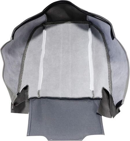 NLQR Front Driver and Passenger Bottom & Top Replacement Cloth Seat Covers Pewter Gray & Driver Bottom Foam Cushion Compatible with Chevy Express GMC Savana Van 2003-2014 in Saudi Arabia