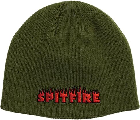 Spit​fire Demonsseed Script Skully Beanie Olive in Saudi Arabia