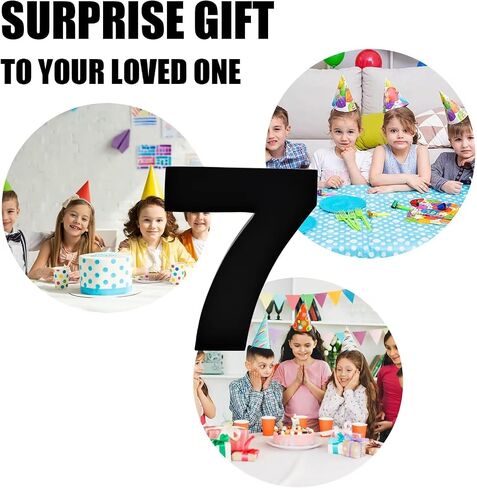 12inch Cardboard Number Fillable Food Tray Box for Charcuterie, Cupcake Arrangement, Birthday Anniversary (White, 40) in Kuwait