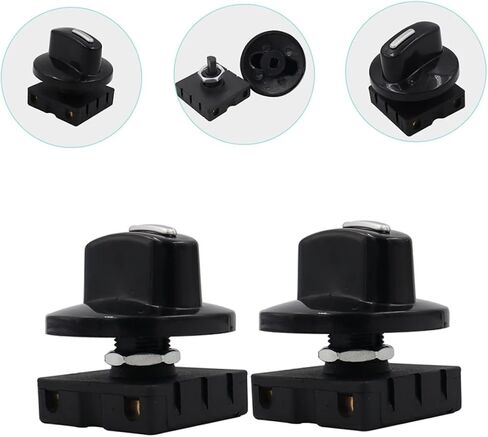 Homoyoyo 2Sets Position Speed Rotary Switch for Fan and Heater Control Durable and Easy to Install Speed Fan Switch Replacement for Humidifiers and Portable in Saudi Arabia