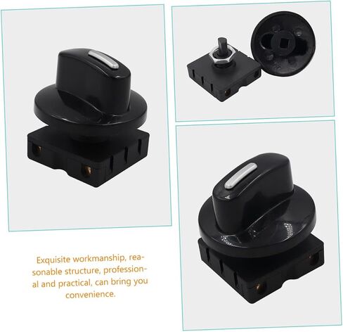 Homoyoyo 2Sets Position Speed Rotary Switch for Fan and Heater Control Durable and Easy to Install Speed Fan Switch Replacement for Humidifiers and Portable in Saudi Arabia