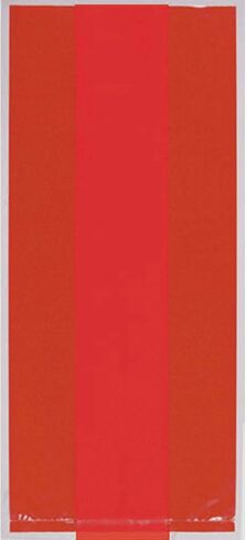 Amscan Black Small Cello Party Bags, 9 1/2'H x 4'W x 2 1/4'D, Pack Of 25 in Kuwait