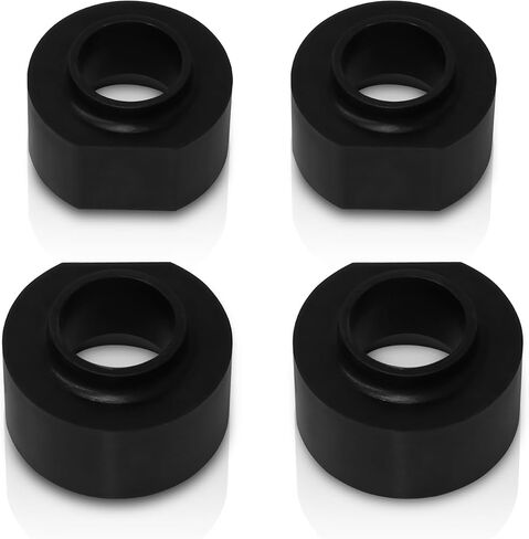 AJP Distributors 2" Front & 2.0" Rear Full Leveling Lift Kit Coil Spring Spacers Set Polyurethane Black Compatible/Replacement For Wrangler TJ 4WD 2WD 1997 1998 1999 2000 2001 2002 2003 2004 2005 2006 in Saudi Arabia