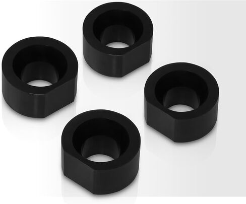 AJP Distributors 2" Front & 2.0" Rear Full Leveling Lift Kit Coil Spring Spacers Set Polyurethane Black Compatible/Replacement For Wrangler TJ 4WD 2WD 1997 1998 1999 2000 2001 2002 2003 2004 2005 2006 in Saudi Arabia