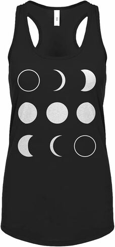 قميص بدون أكمام للسيدات من Moon Phases بتصميم Racerback in Kuwait