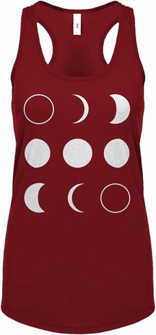 قميص بدون أكمام للسيدات من Moon Phases بتصميم Racerback in Kuwait