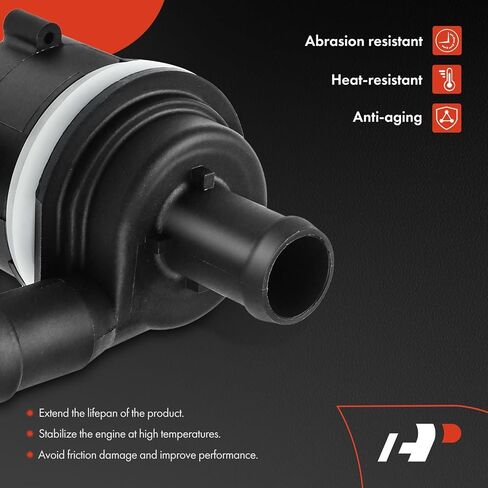 A-Premium Engine Auxiliary Water Pump - DOHC 4,8Cyl 1.4L 2.0L 4.0L 4.2L - Compatible with Audi & Volkswagen - RS5 2013-2015, RS7 2014-2018, Jetta 2013-2016, Passat 2012-2014, Replace for# 6R0965561A in Saudi Arabia