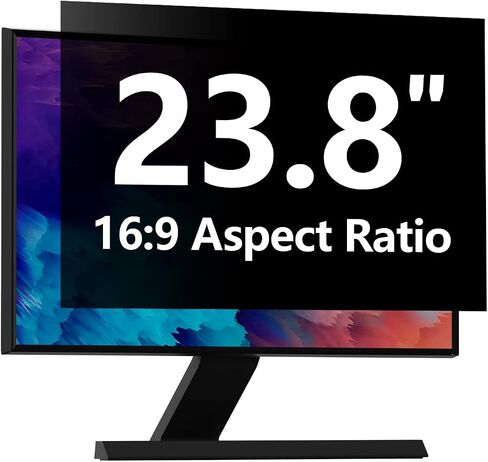 Computer Privacy Screen Protector 23 Inch with Hp Dell Acer Asus Samsung LG and More, Removable Security Shield Filter for 16:9 Aspect Ratio Monitor Like ViewSonic Sceptre AOC Koorui BenQ and More in Saudi Arabia