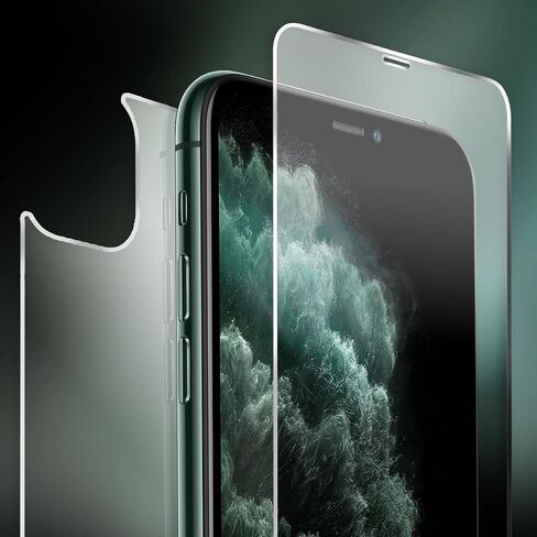 واقي شاشة خلفي لهاتف iPhone 11 Pro Max [𝟯-𝙋𝙖𝙘𝙠]، زجاج خلفي مقوى [لمسة لمسية] غشاء عالي الدقة عالي الوضوح مضاد لبصمات الأصابع/الخدش لهاتف iPhone11 Pro Max (6.5 بوصة) in Saudi Arabia