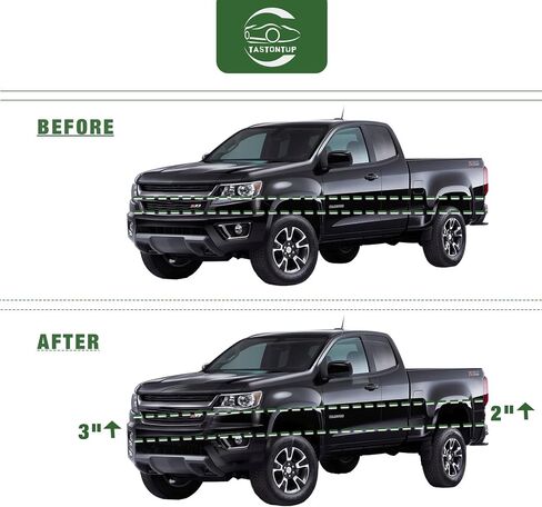 طقم رفع التسوية الخلفية 3 بوصة أمامي 2 بوصة، مع مجموعة تفاضلية لسيارة Toyota 2003-2024 4Runner FJ Cruiser 4WD أطقم رفع فاصل زنبركي كامل التسوية in Saudi Arabia
