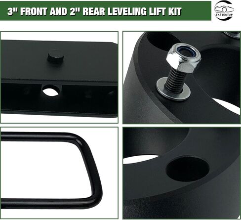 طقم رفع التسوية الخلفية 3 بوصة أمامي 2 بوصة، مع مجموعة تفاضلية لسيارة Toyota 2003-2024 4Runner FJ Cruiser 4WD أطقم رفع فاصل زنبركي كامل التسوية in Saudi Arabia
