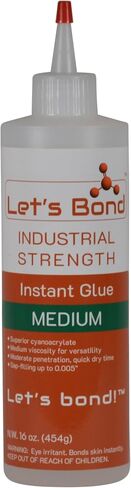 Professional Grade Instant Glue, Medium Premium Cyanoacrylate, 100 CPS (16 oz) in Saudi Arabia