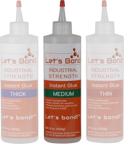 Professional Grade Instant Glue, Medium Premium Cyanoacrylate, 100 CPS (16 oz) in Saudi Arabia