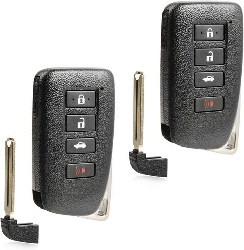 Keyless Entry Remote Key Fob Replacement 4-Button for 2013 2014 2015 2016 2017 2018 2019 Lexus IS250 IS350 RC350 IS200T IS200 ES300h (HYQ14FBA, AG Board, 89904-53651) in Saudi Arabia