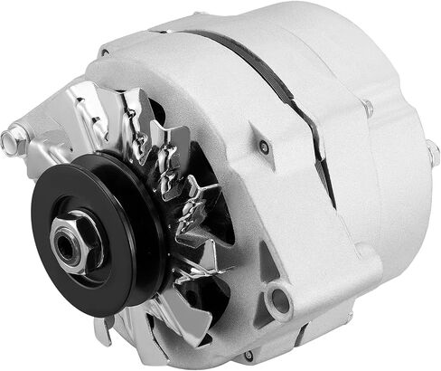Alternator for Tractor & Chevy 10SI 1-Wire One Wire with 2 Groove Pulley 12V 63Amp ADR0183 400-12459 7127-SEN-2G in Saudi Arabia