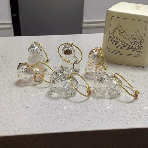 6 Pcs Pet Hair Keychain Clear Cat Shape Storage Bottle Memorial Pendant for Pet Lovers Collecting Keepsake in Saudi Arabia
