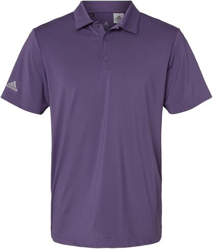 adidas Mens Ultimate Solid Polo, XL, Tech Purple in Saudi Arabia