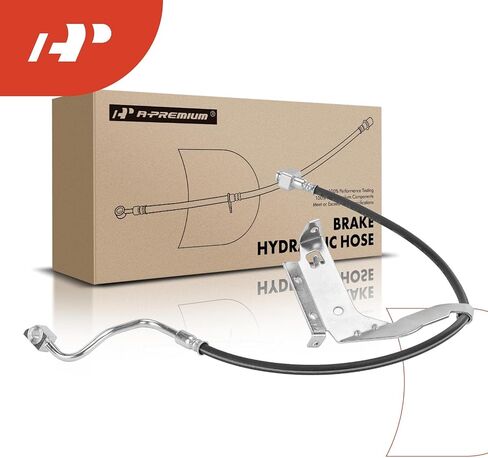 A-Premium Front Passenger Brake Hydraulic Hose Compatible with Select Ford Models - F-450 F450 Super Duty, F-550 F550 Super Duty, 2012, with Dana 60 Axle, Fat Boy - Replace# BC3Z2078B in Saudi Arabia