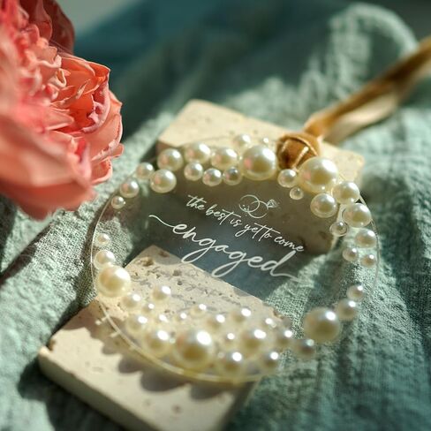 Engagement Gifts for Couples - Gifts for Newly Engaged Couples, Women, Her, Bride, Bride to Be - Christmas Engagement Ornament 2025 in Saudi Arabia