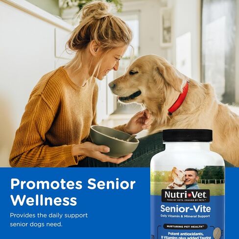 Nutri-Vet Multi-Vite Chewables for Dogs|Formulated with Vitamins & Minerals to Support Balanced Diet|180 Count in Kuwait