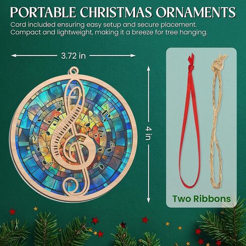 GEEMBI Record Player Ornament - Acrylic Christmas Ornaments 2025 - Retro Christmas Ornaments for Tree, Music Gifts for Women Men, 90s Nostalgia Gifts for Vinyl Record Lovers, Vinyl Record Ornament in Saudi Arabia