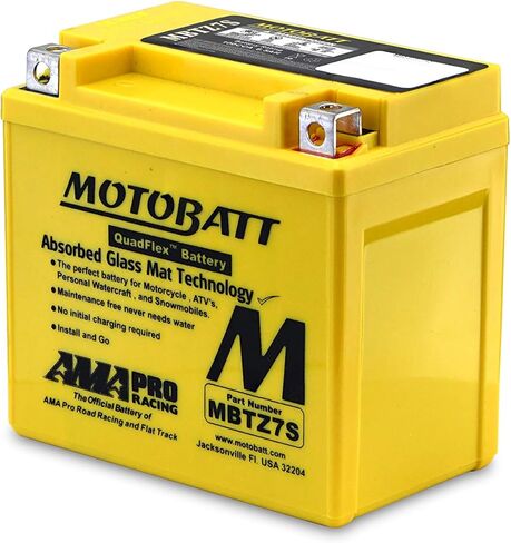 YTZ7S YT5LBS YTX5L-BS BATTERY SEALED AGM 2 YR WARRANTY MOTOBATT MBTZ7S in Saudi Arabia
