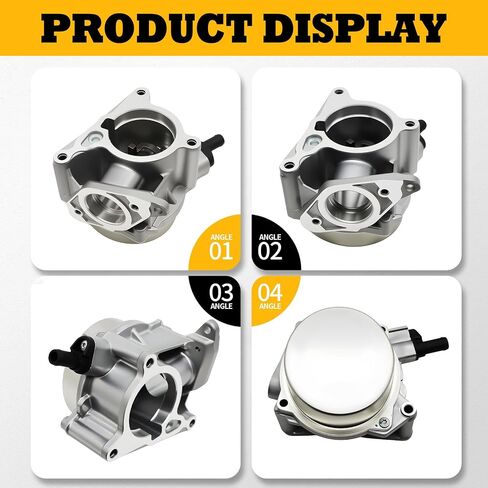 Brake Booster Vacuum Pump Compatible with 2008-2013 2015 A3 2008-2014 GTI 2008-2012 Jetta 2009-2015 CC 2009-2015 Eos Engine 1.8L 2.0L Replace 06H145100AD 06H145100AK in Saudi Arabia
