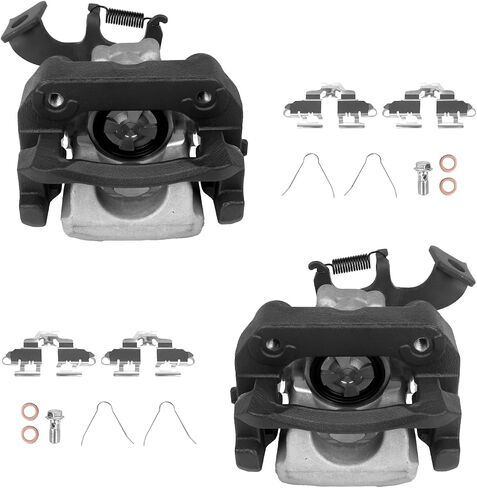 Autoround 19B6287 19B6286 Rear Brake Calipers w/Bracket Fit for Toyota Prius 2010-2015, Prius Plug-In 2012-2015, Both Driver Passenger Side in Saudi Arabia