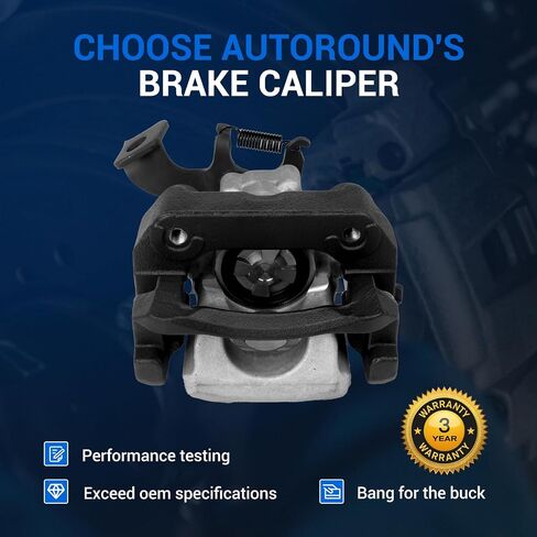 Autoround 19B6287 19B6286 Rear Brake Calipers w/Bracket Fit for Toyota Prius 2010-2015, Prius Plug-In 2012-2015, Both Driver Passenger Side in Saudi Arabia
