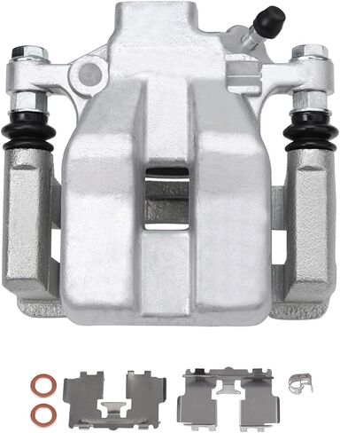 محور ديترويت - فرجار فرامل خلفي قطعتين لسيارة Toyota 2008-2011 Avalon 2007-2011 Camry Lexus 2007-2012 ES350، 2 فرجار فرامل قرصية مع دعامة 2009 2010 بديلة in Saudi Arabia
