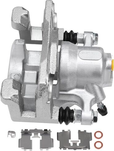 محور ديترويت - فرجار فرامل خلفي قطعتين لسيارة Toyota 2008-2011 Avalon 2007-2011 Camry Lexus 2007-2012 ES350، 2 فرجار فرامل قرصية مع دعامة 2009 2010 بديلة in Saudi Arabia
